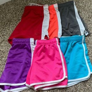 Bundle of 6 Justice girls size 10/12 shorts